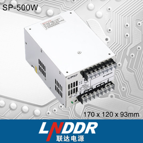廠家供應SP-500W-24V單組輸出開關 電源 led 電源 2年質保